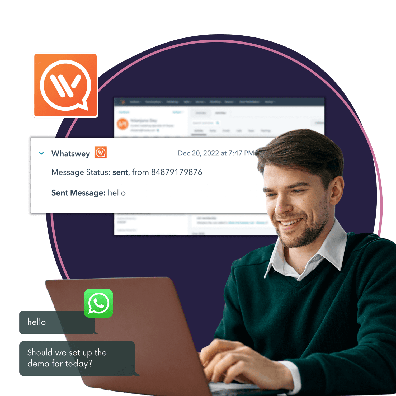 HubSpot WhatsApp Integration - Connect WhatsApp to CRM | Niswey