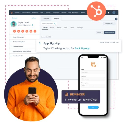mobile SDK - capture app data in HubSpot 