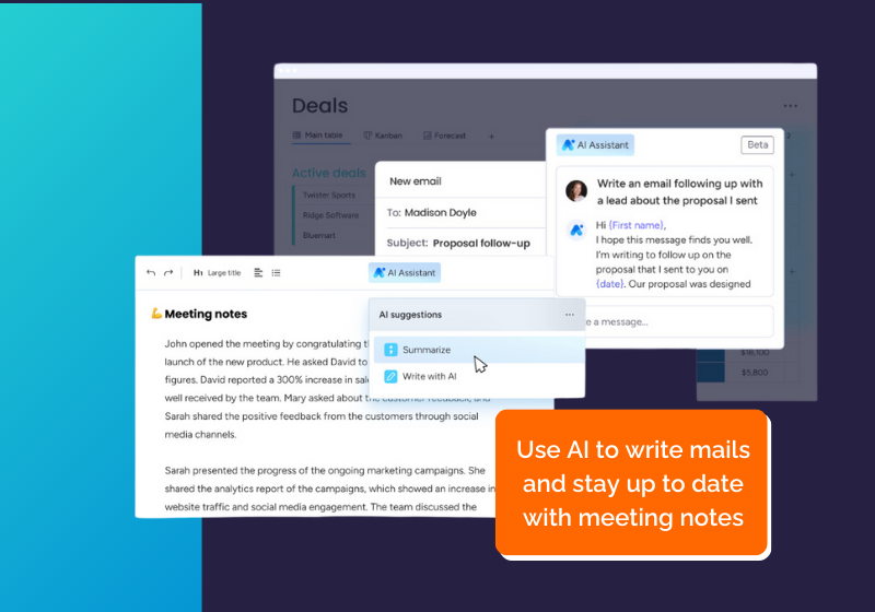 Ai powered email and content creation