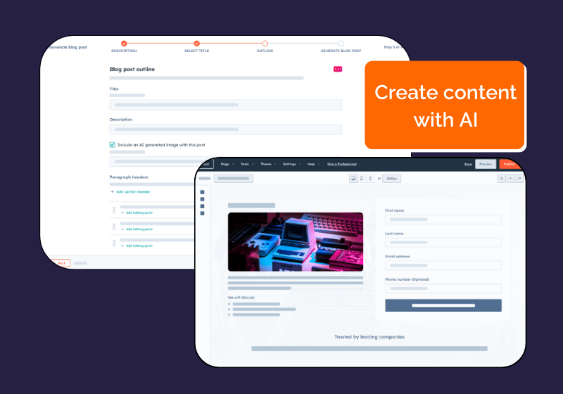 create content with AI