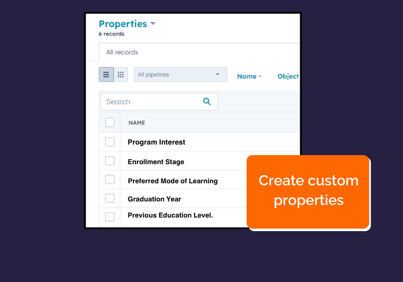 custom properties